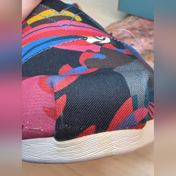 Toms Liberty Fabric Alpargata Liberty Fabric & Print Slip-On Size 9 LE - Picture 14 of 16